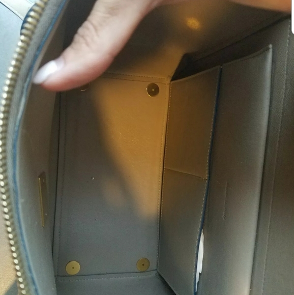 Celine Mini Belt Bag Light Taupe with Blue Piping - Picture 6 of 8